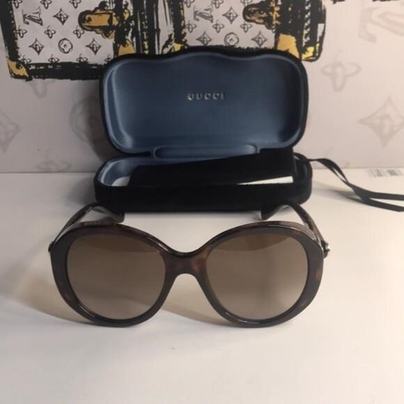 New Authentic Gucci Brown Sunglasses GG0368s 002 - Picture 4 of 10